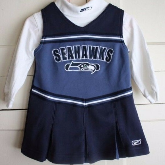 Seattle Seahawks Toddler Cheer Outfit Size 12 M - Picture 1 of 6